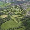 Oblique aerial view of Alloa Golf Course, taken from the NW.