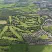 Oblique aerial view of Alloa Golf Course, taken from the N.