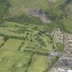 Oblique aerial view of Tillicoultry Golf Course, taken from the S.