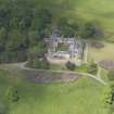 Oblique aerial view of Blair Adam Country House, taken from the SSE.