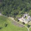 Oblique aerial view of Blair Adam Country House, taken from the ESE.