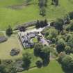 Oblique aerial view of Blair Adam Country House, taken from the N.