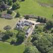 Oblique aerial view of Blair Adam Country House, taken from the NW.