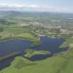 General oblique aerial view of Lochore Meadows Country Park, taken from the SW.