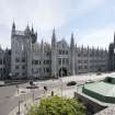 View of Marischal College from Upperkirkgate end of 3rd floor terrace of St Nicholas House.
