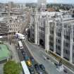 View along Broad Street and Gallowgate showing Marischal College, taken from St Nicholas House.
