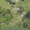 Oblique aerial view of Huntingdon House, taken from the S.