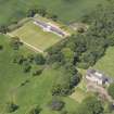 Oblique aerial view of Alderston House and walled garden, taken from the ESE.
