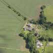 Oblique aerial view of Morham Parish Church, taken from the SW.
