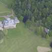 Oblique aerial view of Yester House, taken from the S.