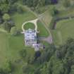 Oblique aerial view of Yester House, taken from the E.