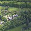 Oblique aerial view of Whittingehame House Coach House, taken from the WNW.