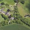 Oblique aerial view of Whittingehame House Stables, taken from the WSW.