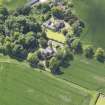 Oblique aerial view of Whittingehame Parish Church, taken from the ENE.