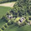 Oblique aerial view of Whittingehame Parish Church, taken from the NW.