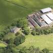 Oblique aerial view of Halls Farmstead, taken from the SW.