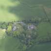 Oblique aerial view of Bonkyl and Preston Parish Church, taken from the SW.