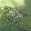 Oblique aerial view of Bonkyl and Preston Parish Church, taken from the S.