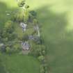 Oblique aerial view of Bonkyl and Preston Parish Church, taken from the SSE.