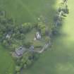 Oblique aerial view of Bonkyl and Preston Parish Church, taken from the SE.