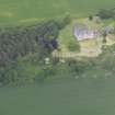 Oblique aerial view of Blanerne Castle, taken from the S.
