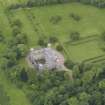 Oblique aerial view of Wedderburn Castle, taken from the NNW.