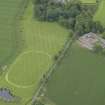 General oblique aerial view of Wedderburn Castle, The Lion Gate, taken from the WNW.