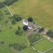 Oblique aerial view of Nisbet House and walled garden, taken from the E.