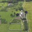 Oblique aerial view of Nisbet House and walled garden, taken from the ENE.