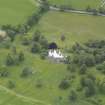 Oblique aerial view of Lessudden House, taken from the NW.
