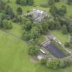 Oblique aerial view of Glemayne House, taken from the WNW.