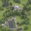 Oblique aerial view of Glemayne House, taken from the WSW.