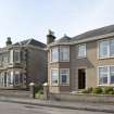 General view of 21, 22, 23, 24 and 25 Pointhouse Crescent, Port Bannatyne, Bute, from N