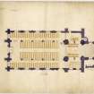 Drawing showing ground plan, St James Episcopal Church, Edinburgh.