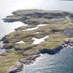 General oblique aerial view of Priest Island, looking to the S.