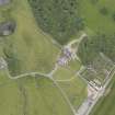 Oblique aerial view centred on Castle of Mey, looking SE.