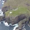 Oblique aerial view centred on Cape Wrath lighthouse, looking SE.