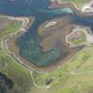 Oblique aerial view of Old Dorney Bay, looking W.