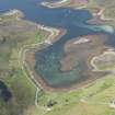 Oblique aerial view of Old Dorney Bay, looking W.