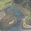 Oblique aerial view of Old Dorney Bay, looking E.