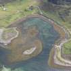 Oblique aerial view of Old Dorney Bay, looking E.