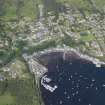 General oblique aerial view of Tobermory, looking N.