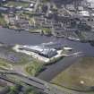 General oblique aerial view of the Riverside Museum, taken from the NNE.