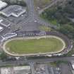 Oblique aerial view of Shawfield Stadium, taken from the E.