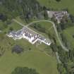 Oblique aerial view of Blair Castle, taken from the SSW.
