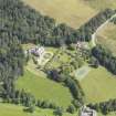 Oblique aerial view of Auchleeks House, taken from the SW.