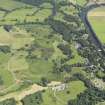 Oblique aerial view of Strathtay Golf Course, taken from the W.