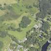 Oblique aerial view of Strathtay Golf Course, taken from the SW.