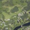 Oblique aerial view of Strathtay Golf Course, taken from the S.