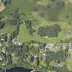 Oblique aerial view of Strathtay Golf Course, taken from the SSE.